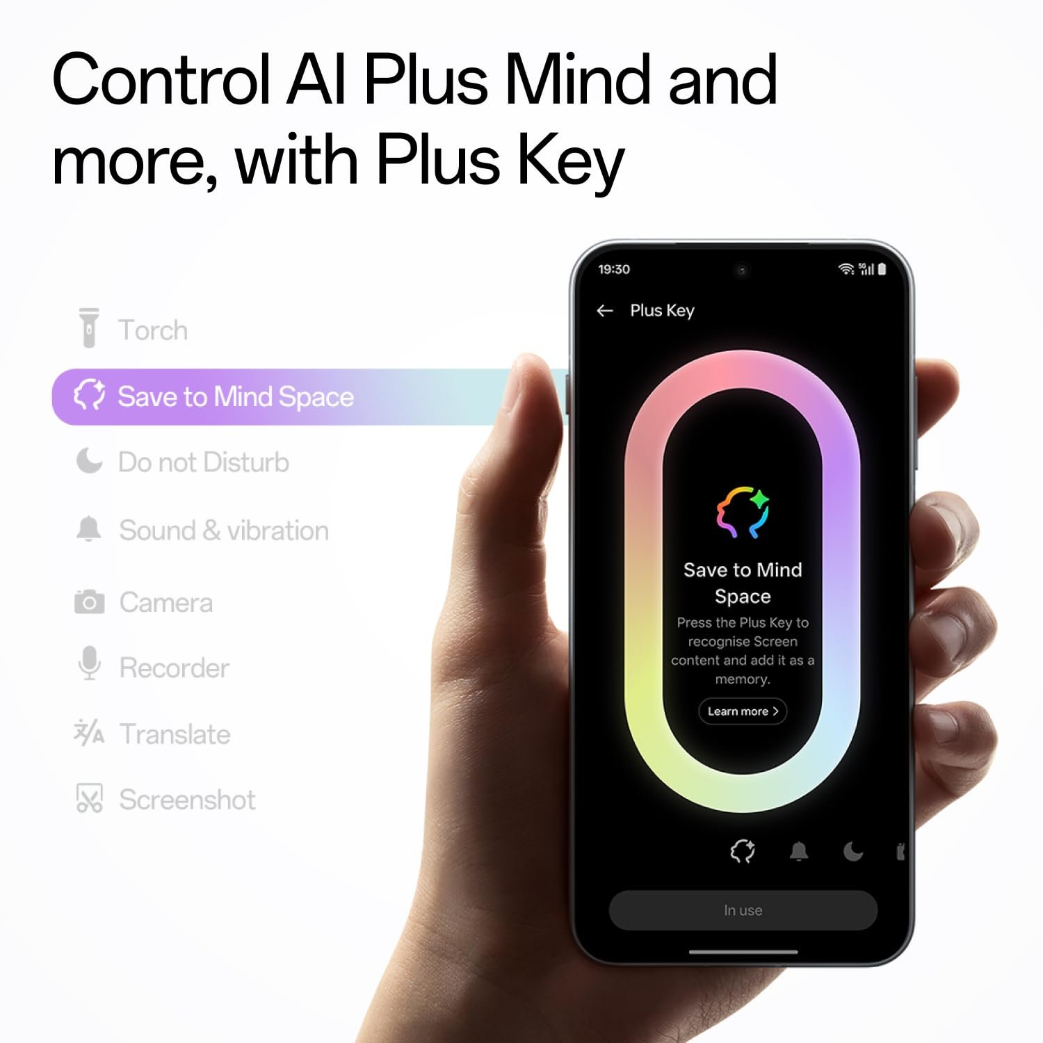 OnePlus 13s display and slim design