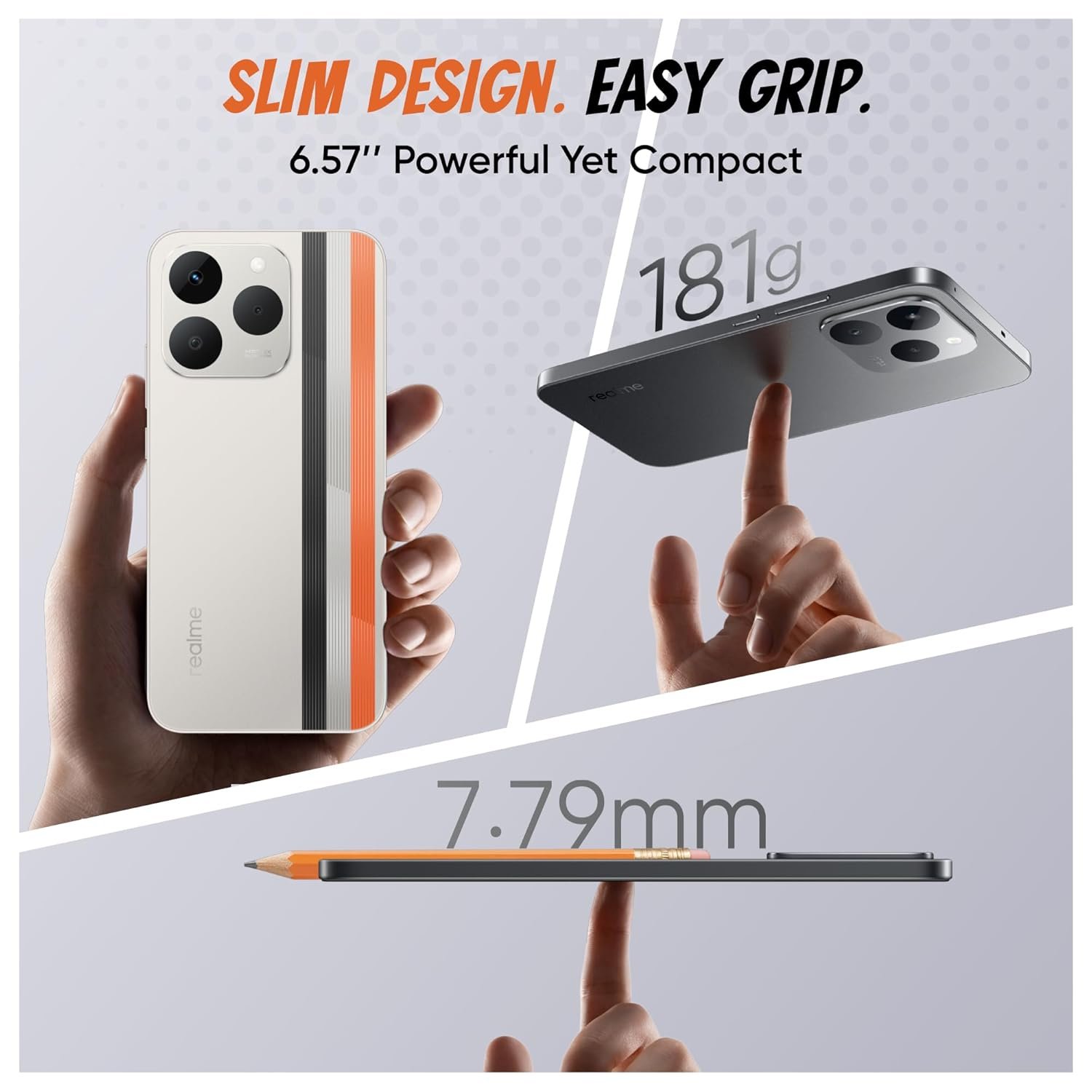 realme NARZO 90 5G Victory Gold 8GB 128GB with 7000mAh battery and 60W fast charging