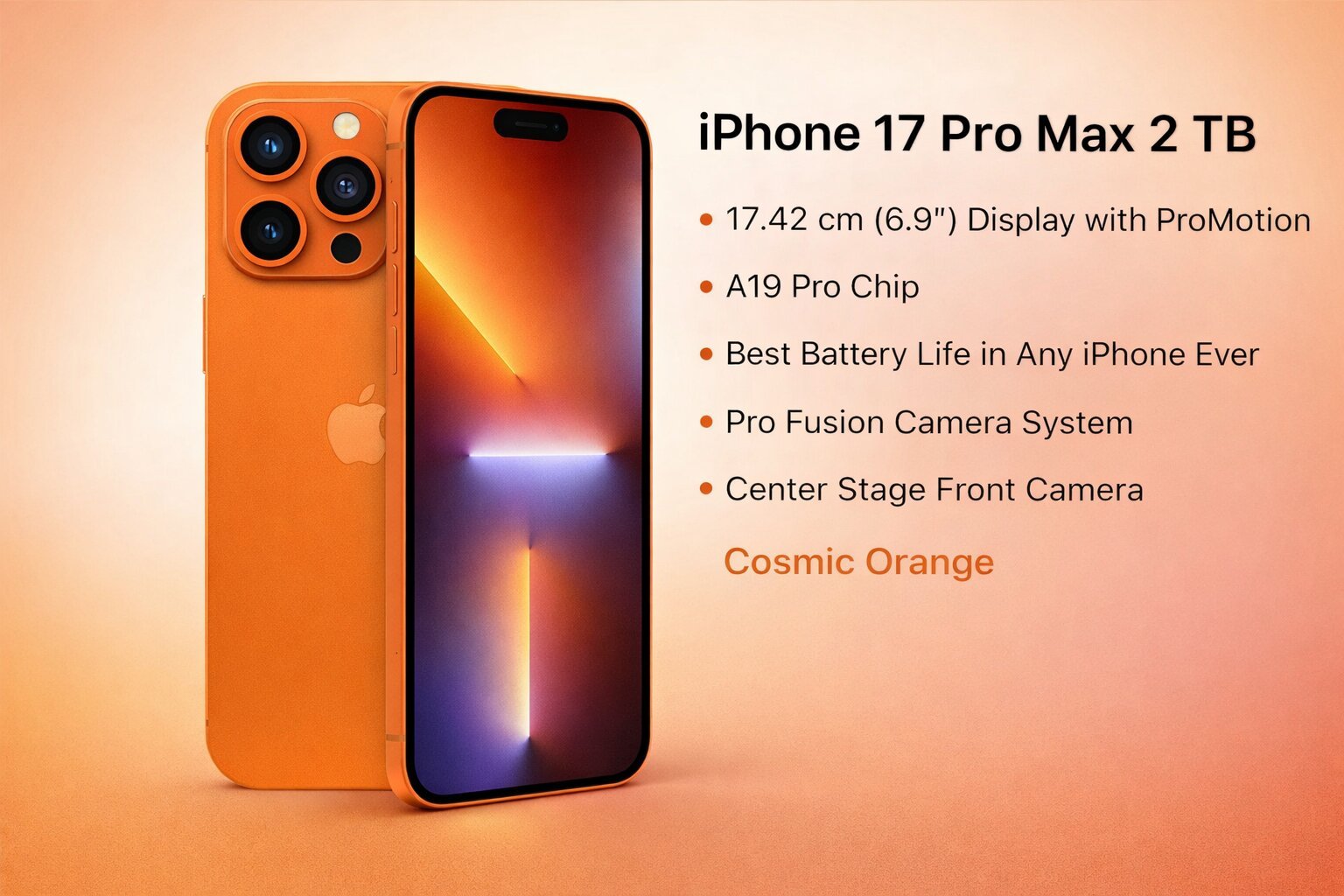 iPhone 17 Pro Max 2TB