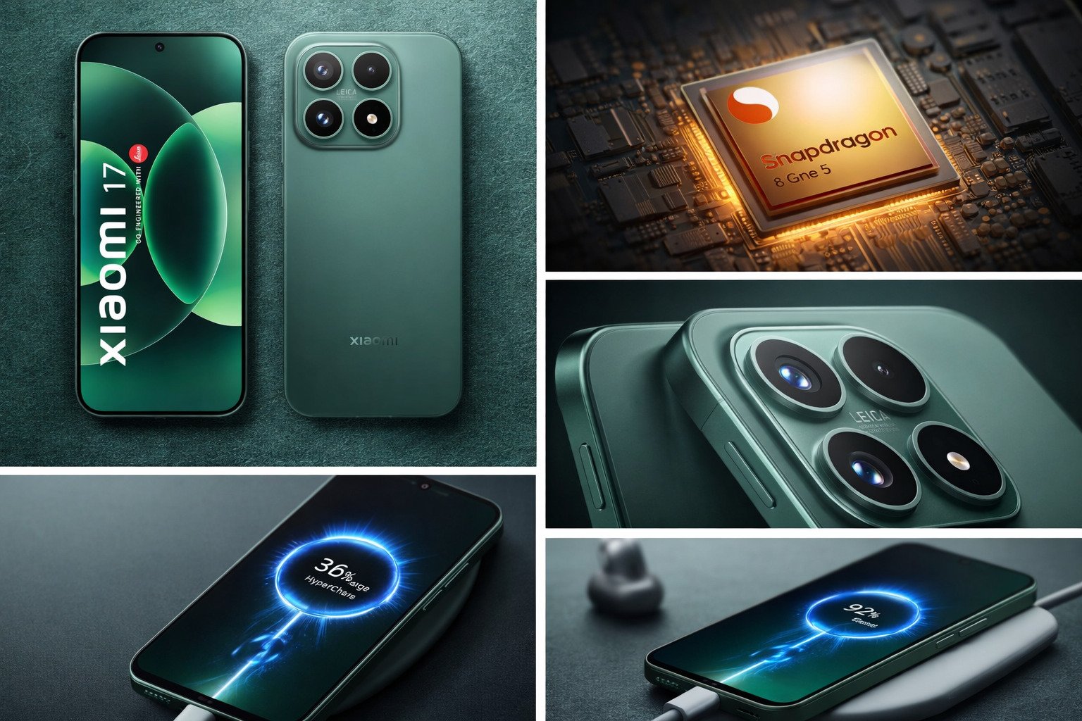 Xiaomi 17 12GB 512GB with 50MP Leica Camera, Snapdragon 8 Elite Gen 5