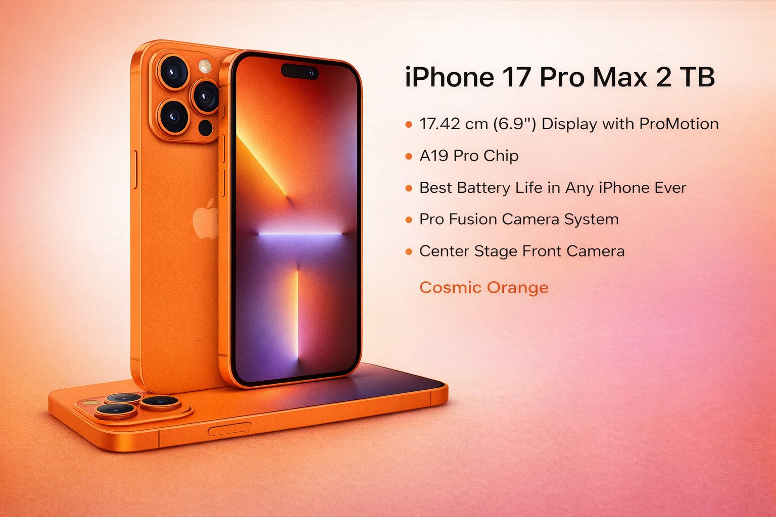 iPhone 17 Pro Max 2TB